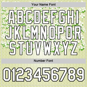 Custom Green White-Black 3D Pickleball Balls Floral Performance T-Shirt