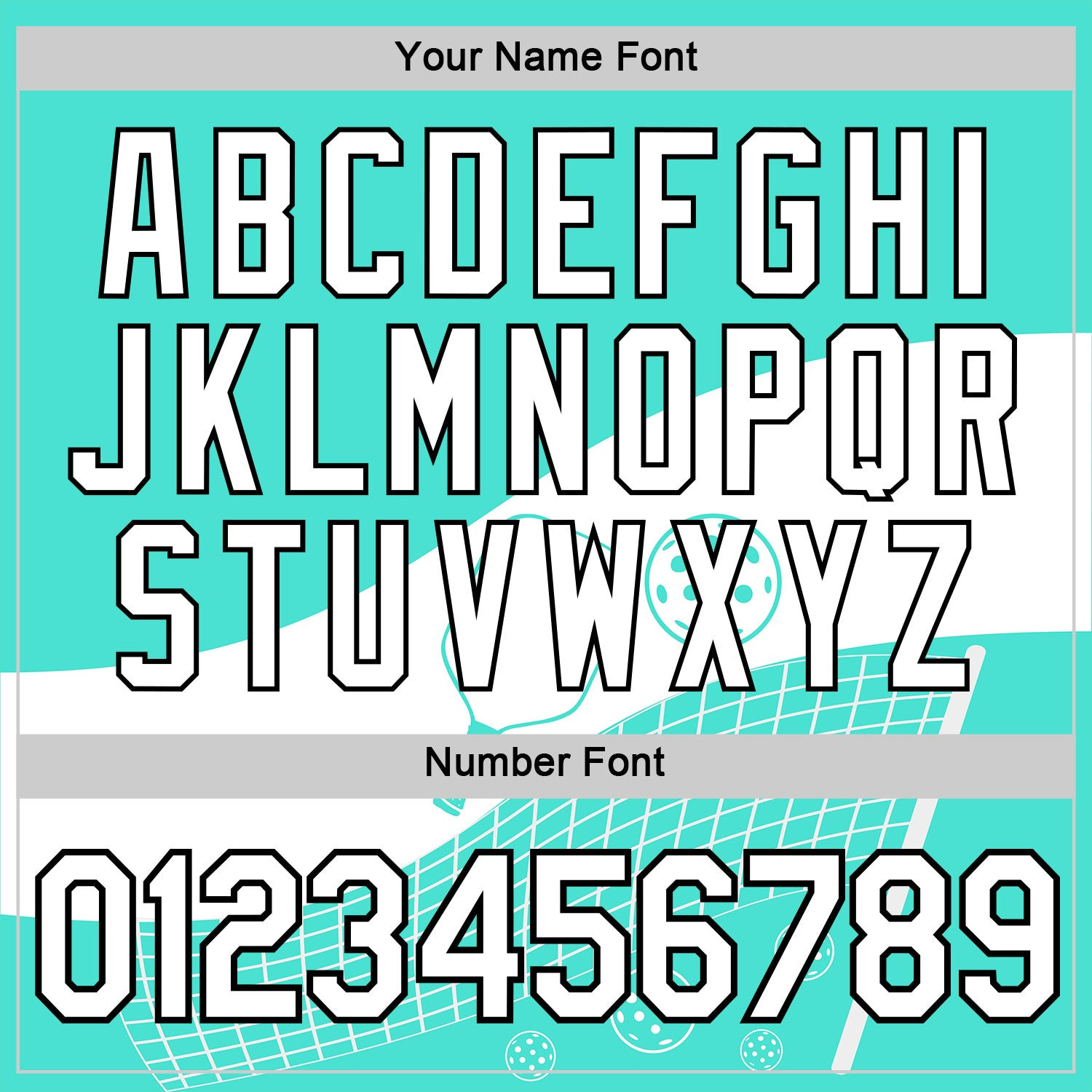 Custom Green White-Black 3D Pickleball Paddles Balls Performance T-Shirt