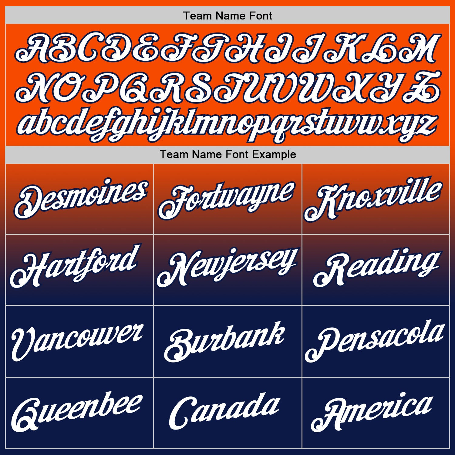 Custom Orange White-Navy Fade Fashion Performance T-Shirt