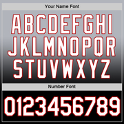 Custom Gray Black-Red Fade Fashion Performance T-Shirt