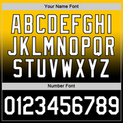 Custom Yellow White-Black Fade Fashion Performance T-Shirt