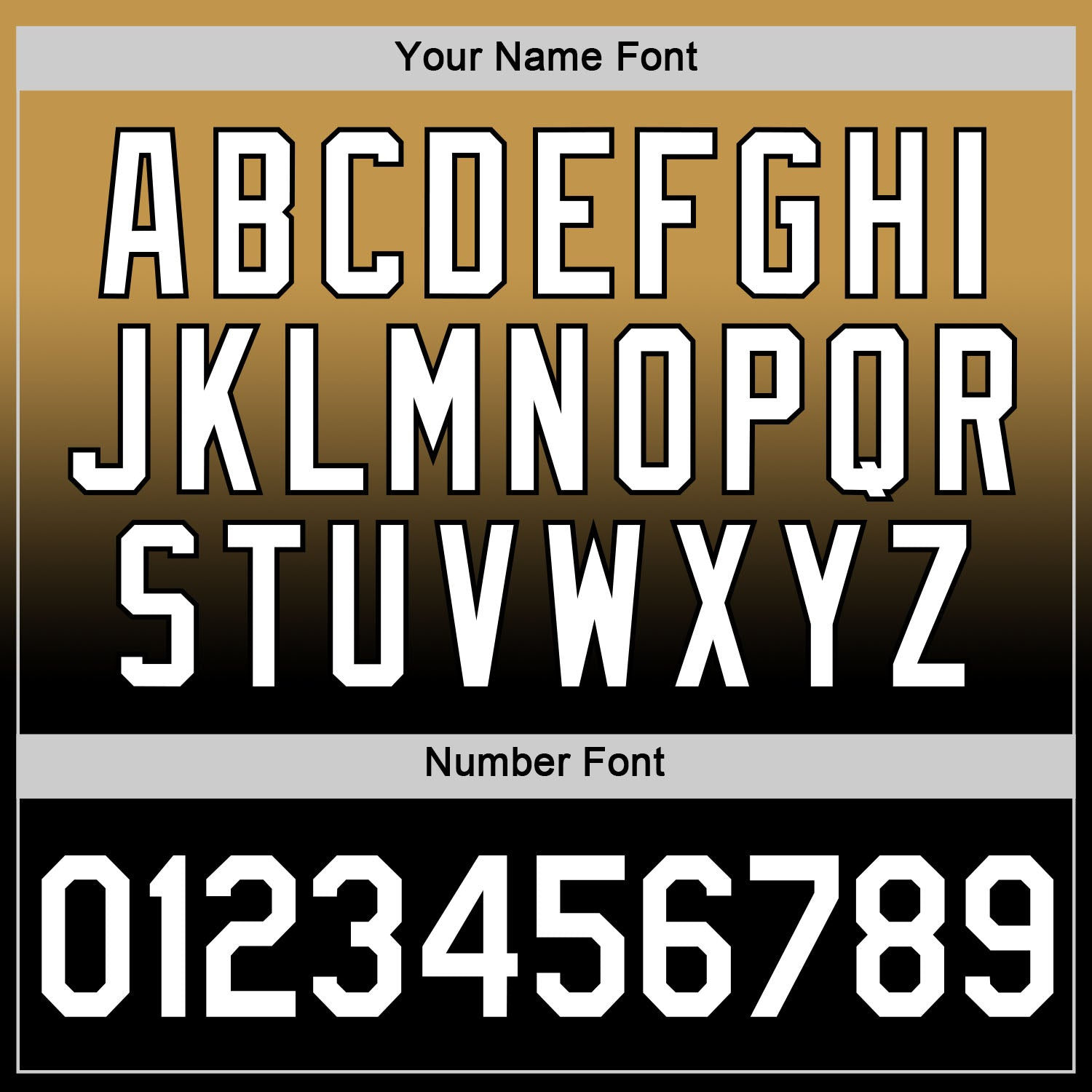 Custom Old Gold White-Black Fade Fashion Performance T-Shirt