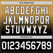 Custom Old Gold White-Black Fade Fashion Performance T-Shirt