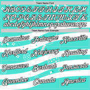 Custom Green White-Black 3D Pickleball Paddles Balls Floral Performance T-Shirt