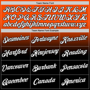 Custom Orange White-Black Fade Fashion Performance T-Shirt