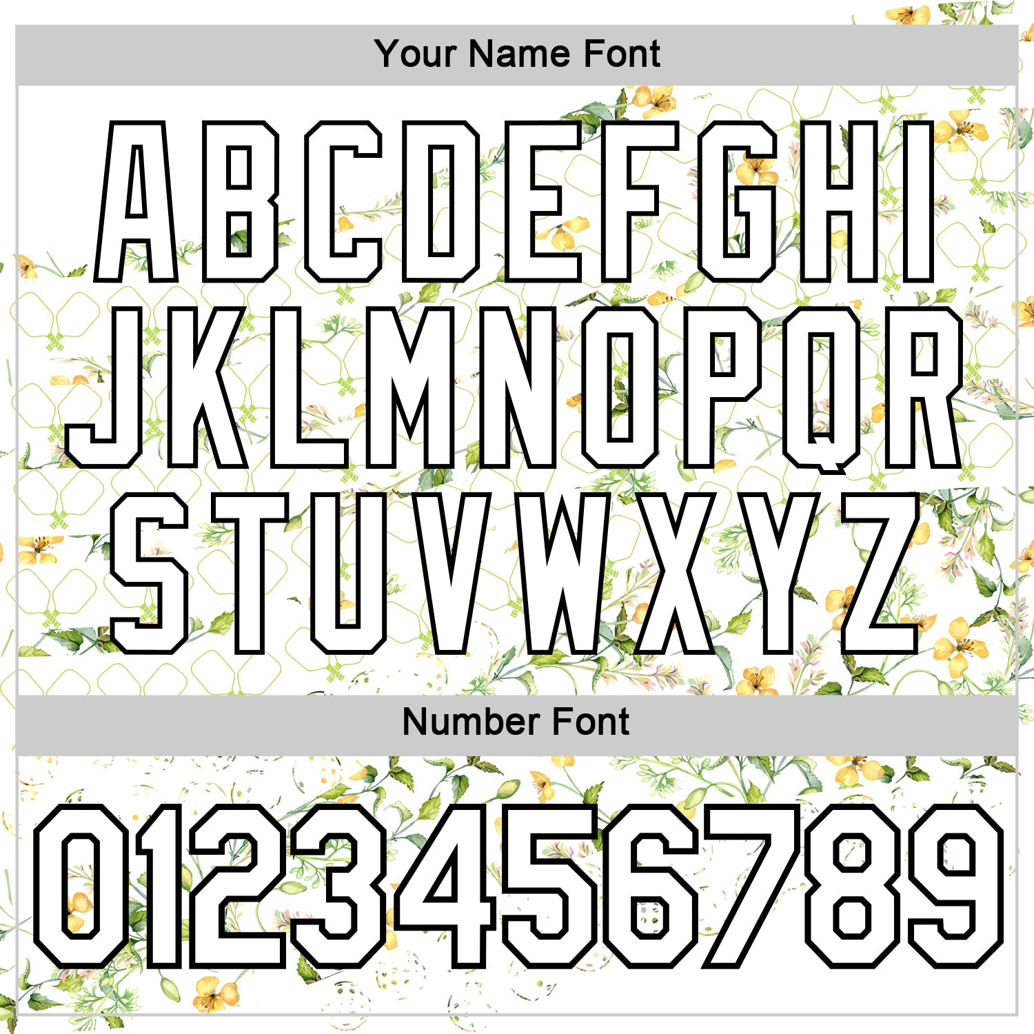 Custom White Black 3D Pickleball Paddles Balls Floral Performance T-Shirt