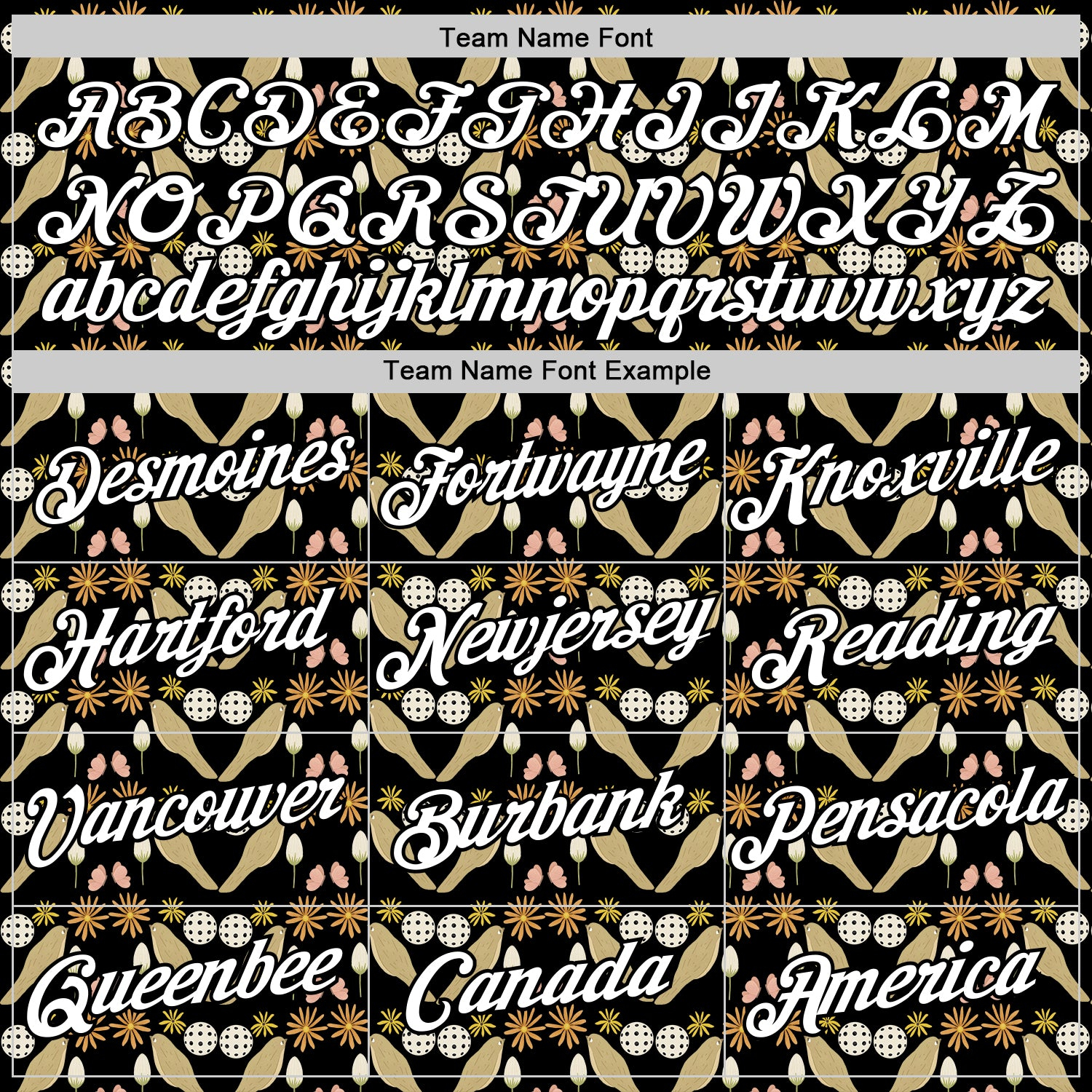 Custom Black White 3D Pickleball Paddles Balls Floral Performance T-Shirt