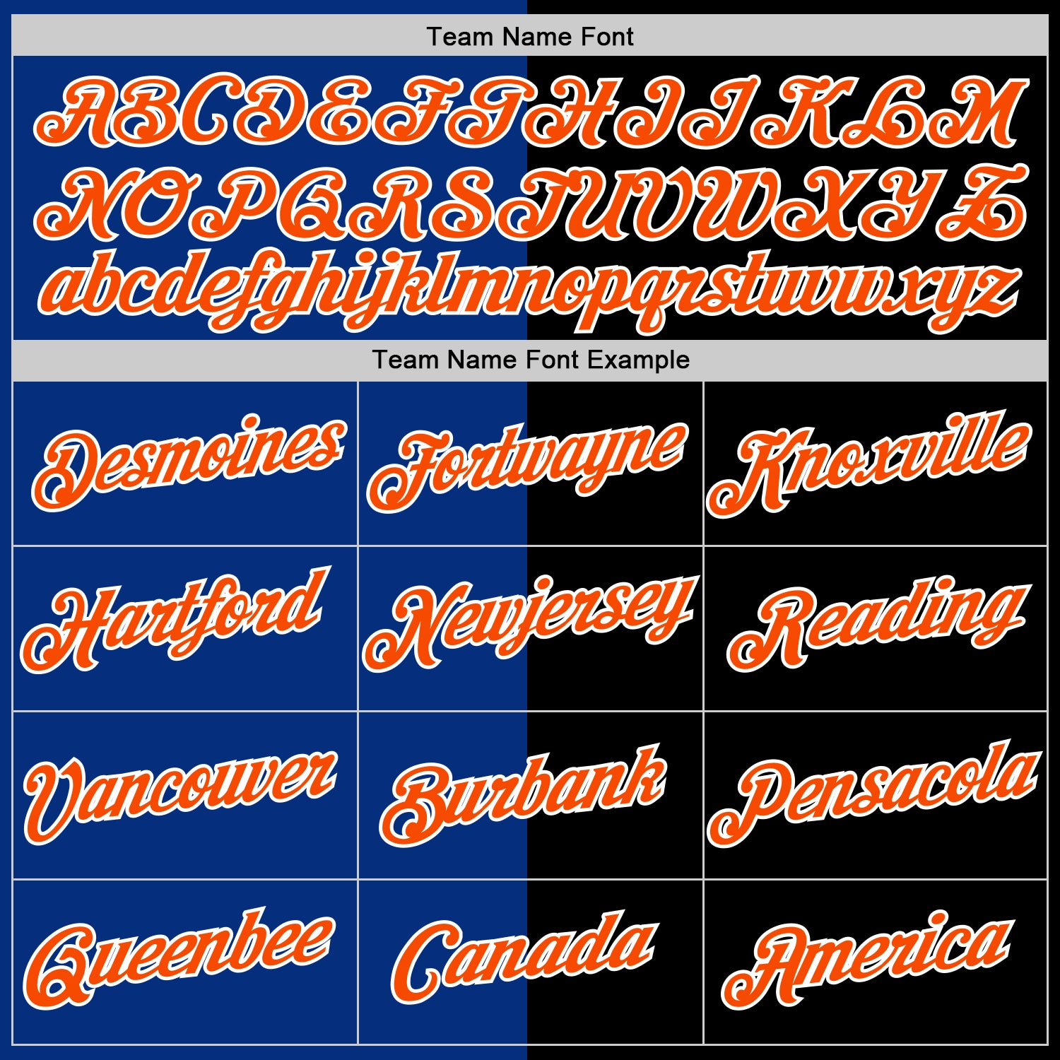 Custom Black Orange-Royal Split Fashion Performance T-Shirt