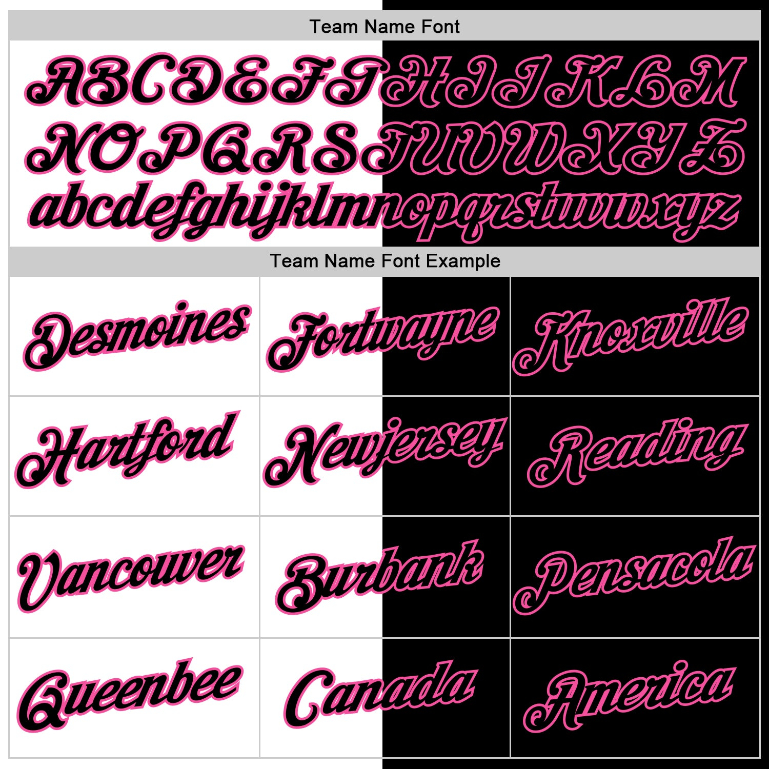 Custom Black White-Pink Split Fashion Performance T-Shirt