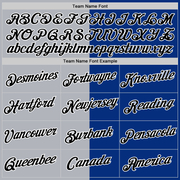 Custom Royal Black-Gray Split Fashion Performance T-Shirt