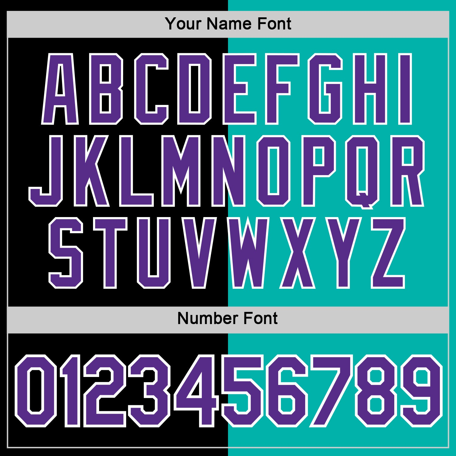 Custom Black Purple-Aqua Split Fashion Performance T-Shirt