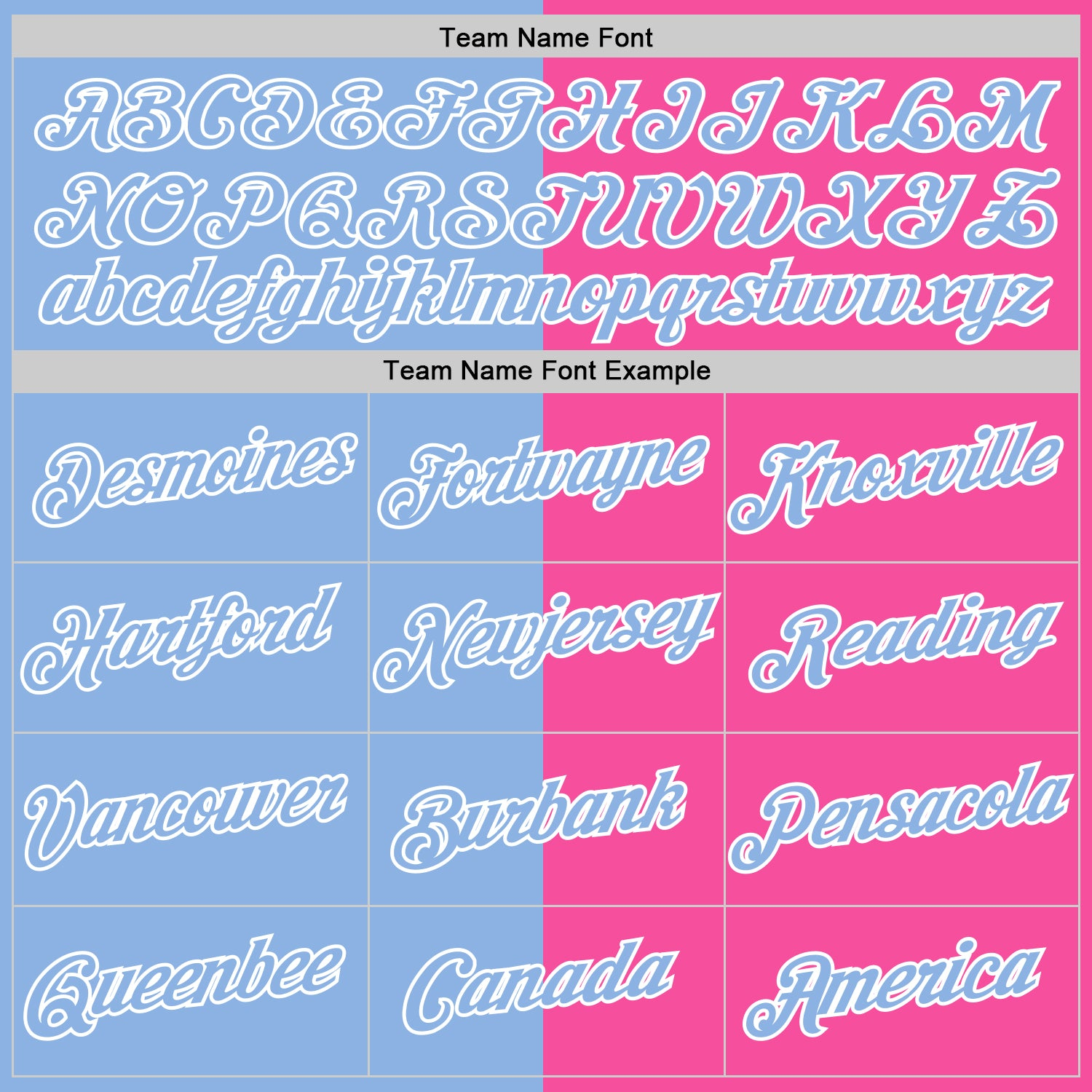 Custom Pink Light Blue-White Split Fashion Performance T-Shirt