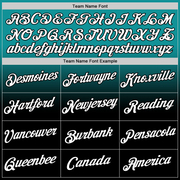 Custom Teal White-Black Fade Fashion Performance T-Shirt