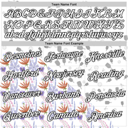 Custom White Black 3D Pickleball Paddles Balls Floral Performance T-Shirt