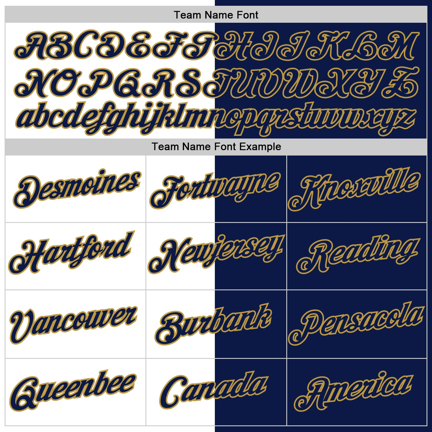 Custom Navy White-Old Gold Split Fashion Performance T-Shirt