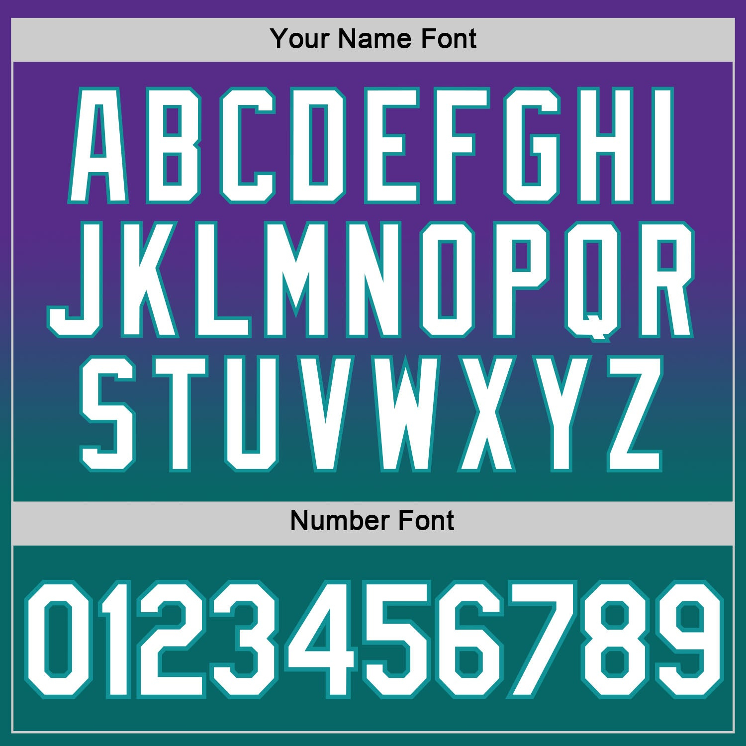 Custom Purple White-Teal Fade Fashion Performance T-Shirt