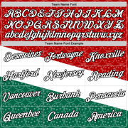 Custom Red White Green-Black 3D Pickleball Balls Performance T-Shirt