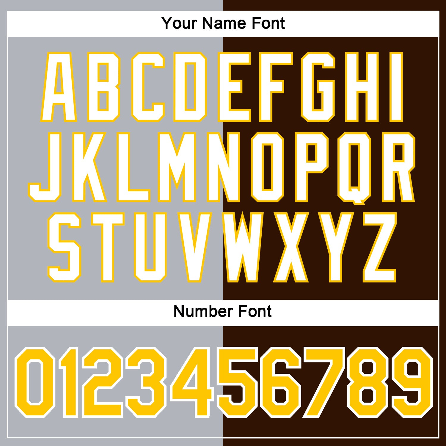 Custom Brown Yellow-Gray Split Fashion Performance T-Shirt