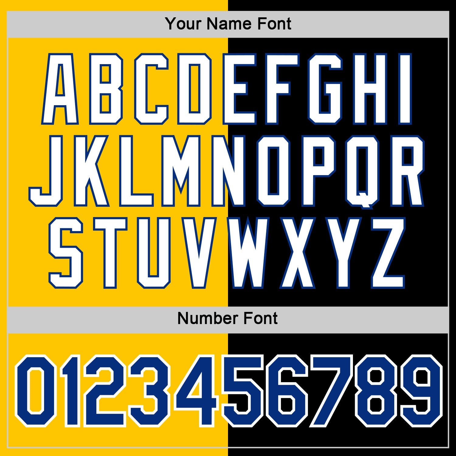 Custom Black Royal-Yellow Split Fashion Performance T-Shirt