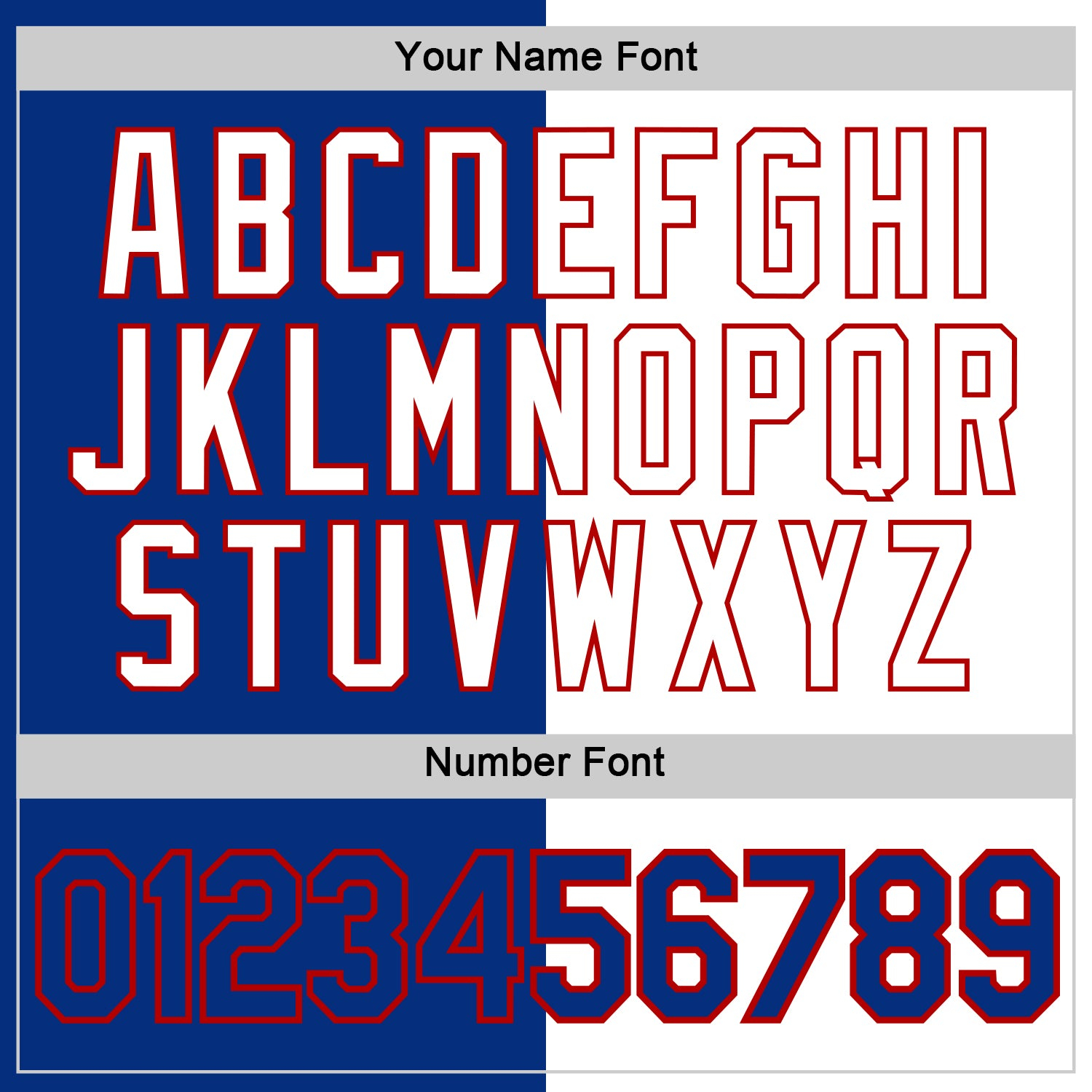 Custom Royal White-Red Split Fashion Performance T-Shirt