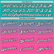 Custom Aqua Pink-Black Fade Fashion Performance T-Shirt