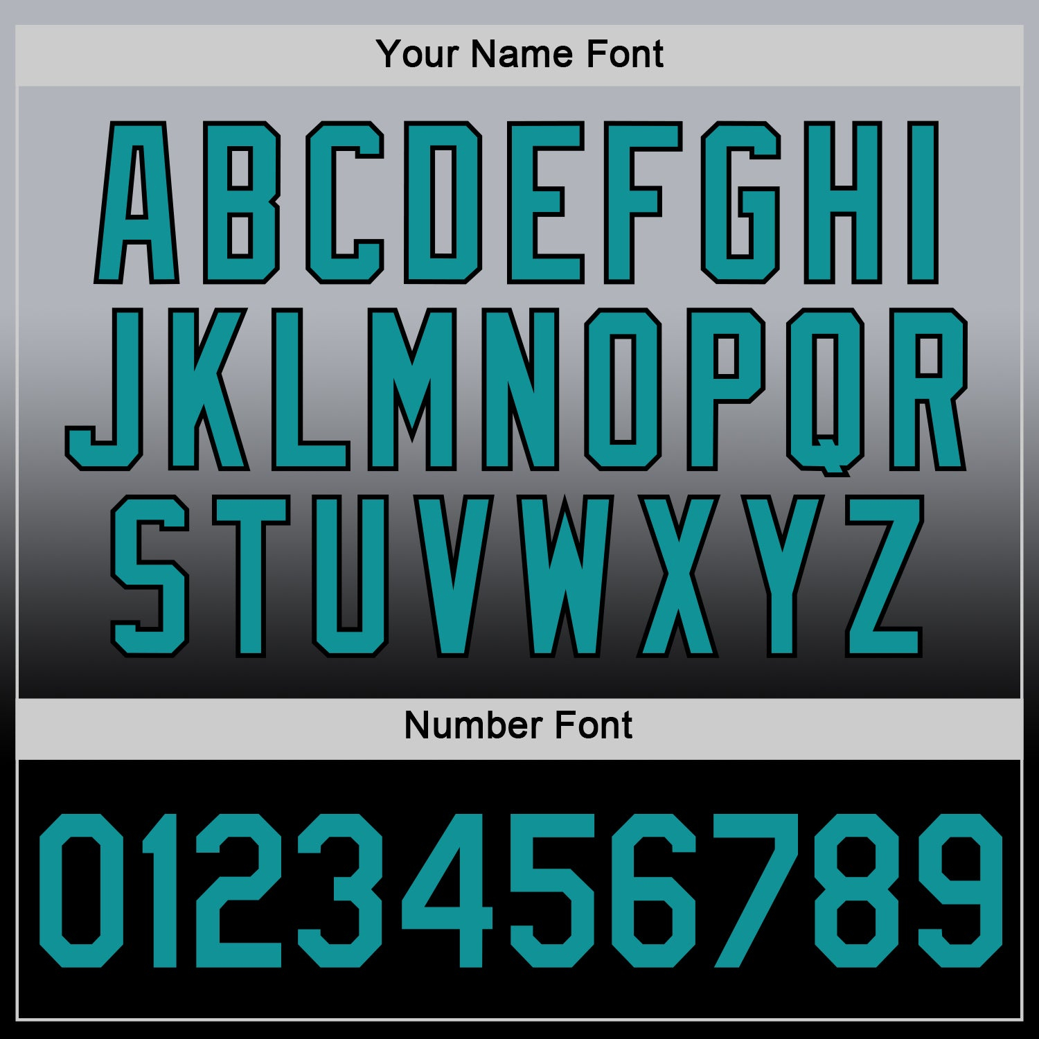 Custom Gray Teal-Black Fade Fashion Performance T-Shirt