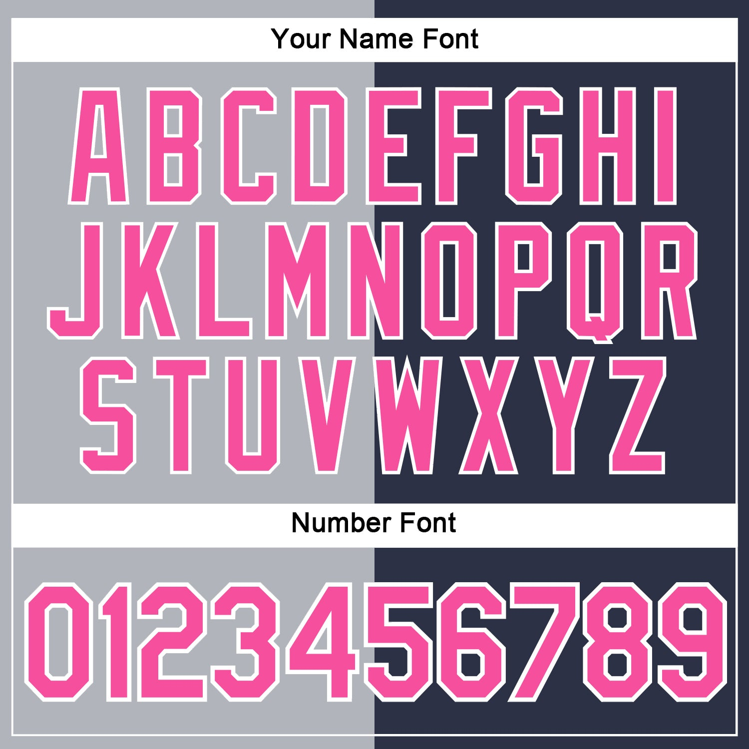 Custom Navy Pink-Gray Split Fashion Performance T-Shirt