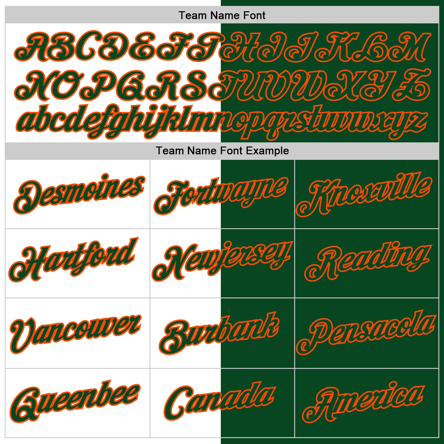 Custom Green White-Orange Split Fashion Performance T-Shirt