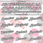 Custom White Black 3D Pickleball Paddles Balls Floral Performance T-Shirt