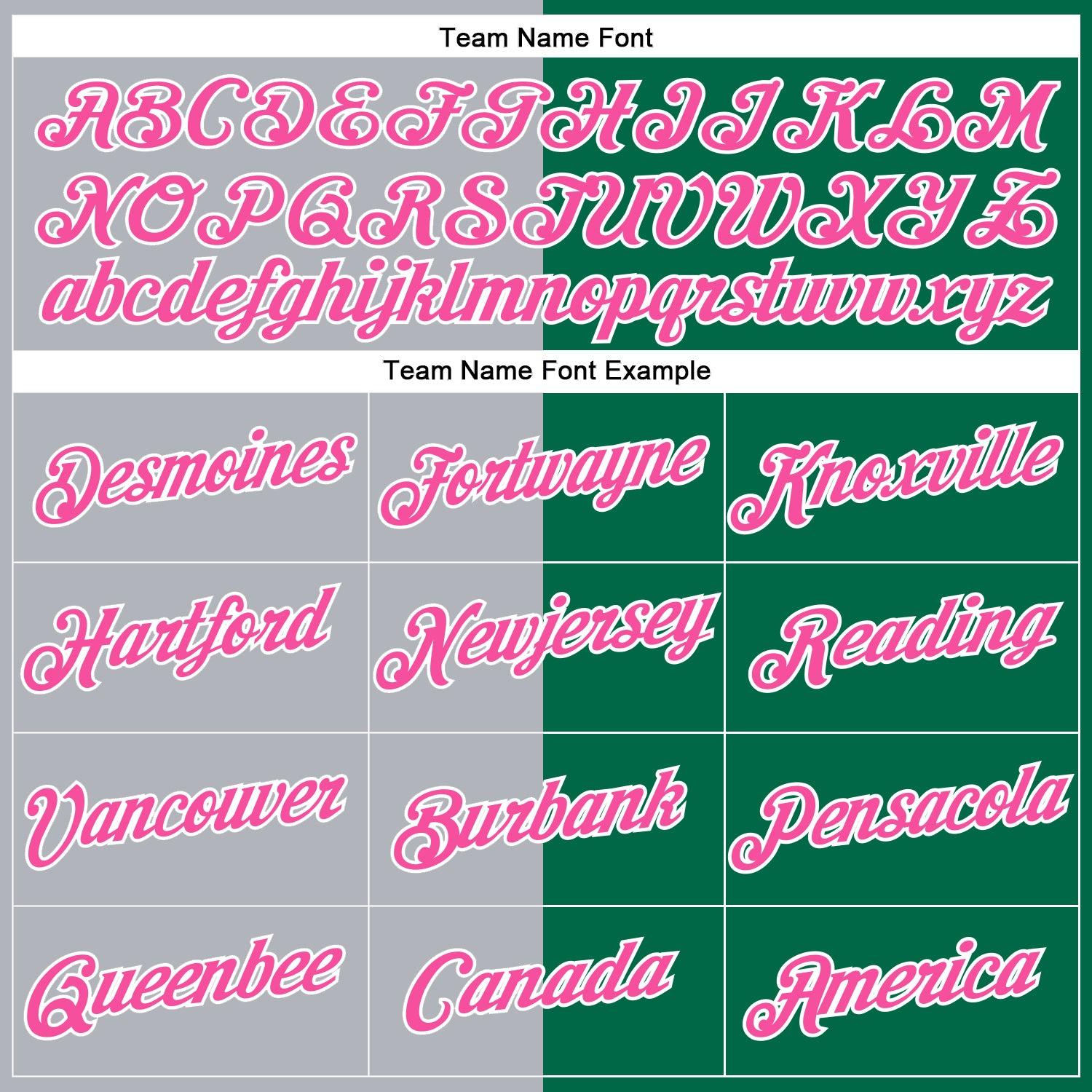 Custom Kelly Green Pink-Gray Split Fashion Performance T-Shirt