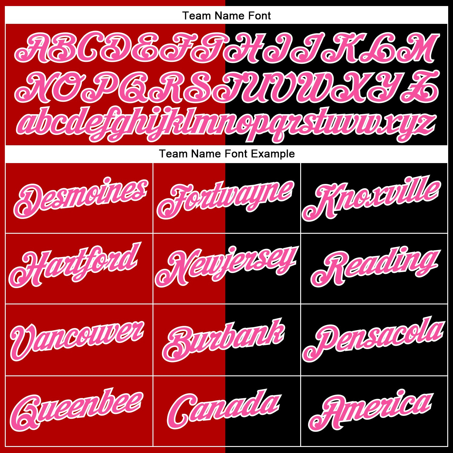 Custom Black Pink-Red Split Fashion Performance T-Shirt