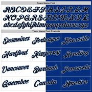 Custom Royal Black-Light Blue Split Fashion Performance T-Shirt