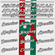 Custom Red White Green-Black 3D Pickleball Paddles Balls Performance T-Shirt