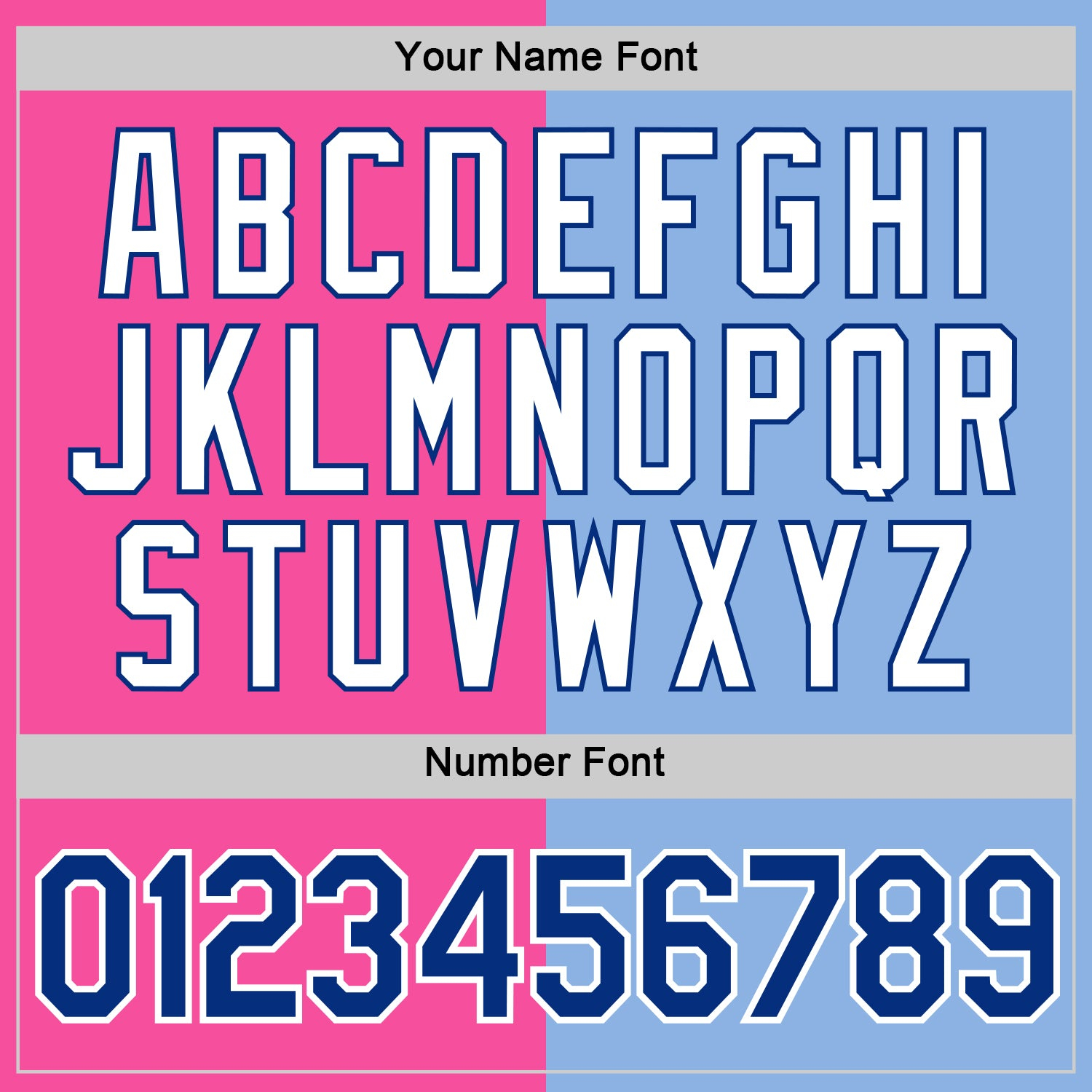 Custom Pink Royal-Light Blue Split Fashion Performance T-Shirt