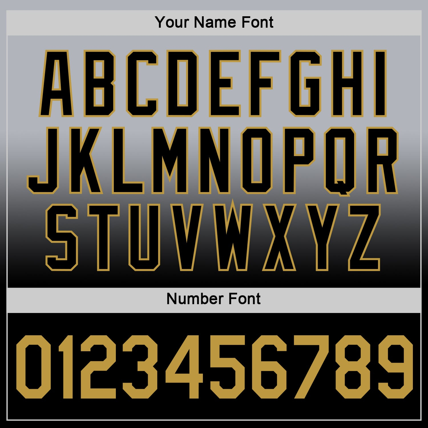 Custom Gray Old Gold-Black Fade Fashion Performance T-Shirt