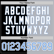 Custom Black Light Blue-Gray Split Fashion Performance T-Shirt