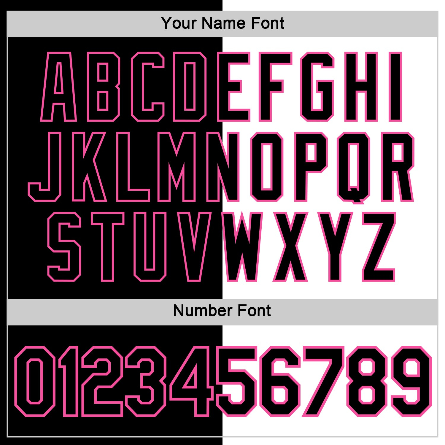 Custom Black White-Pink Split Fashion Performance T-Shirt