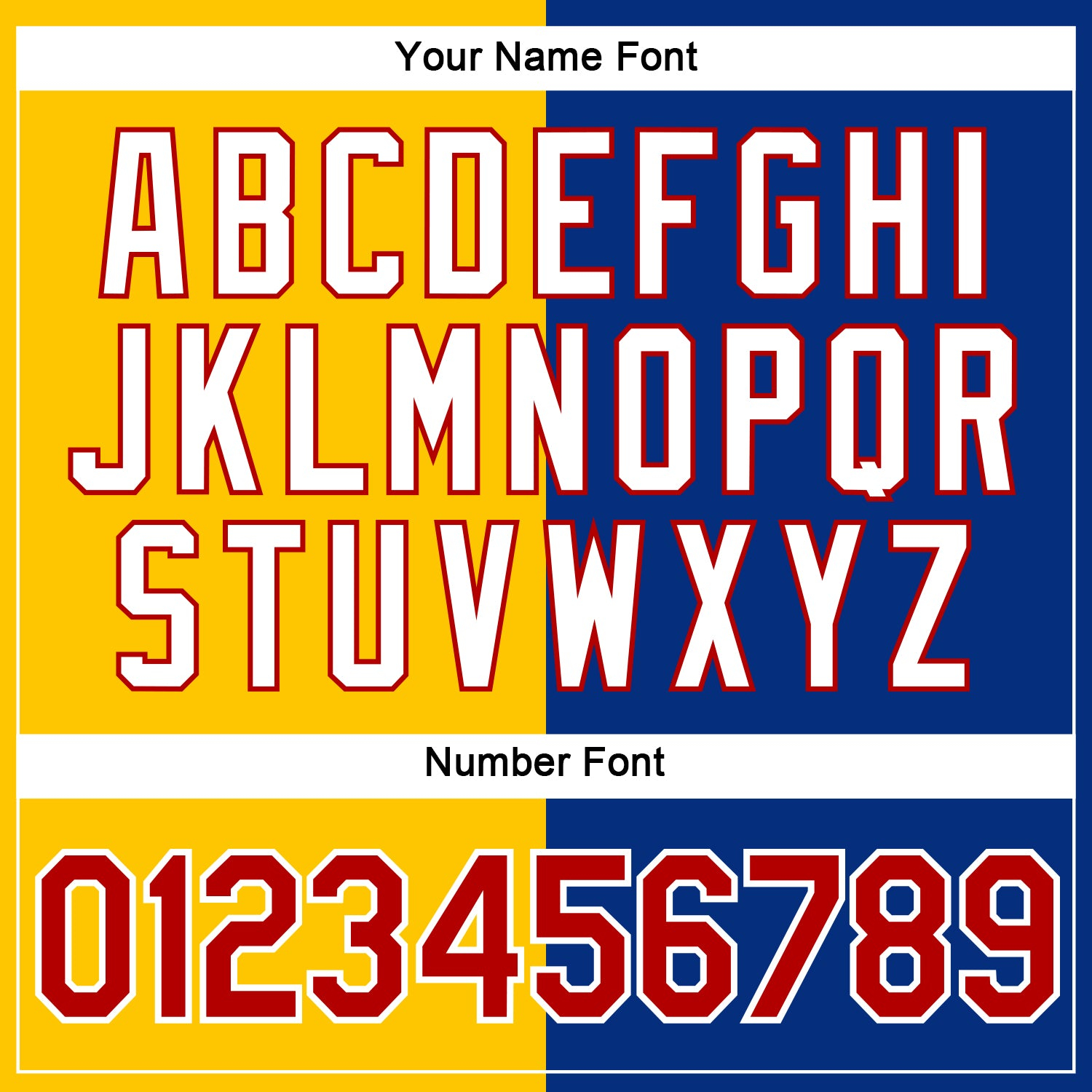 Custom Royal Red-Yellow Split Fashion Performance T-Shirt