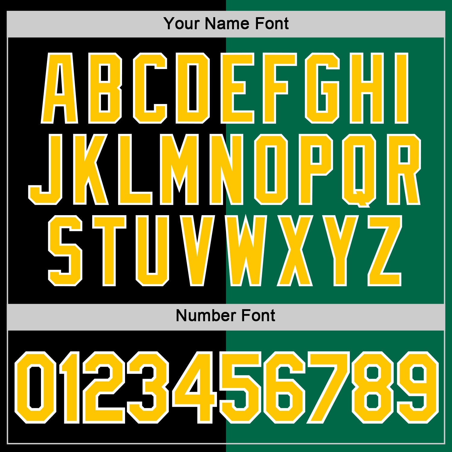 Custom Black Yellow-Kelly Green Split Fashion Performance T-Shirt