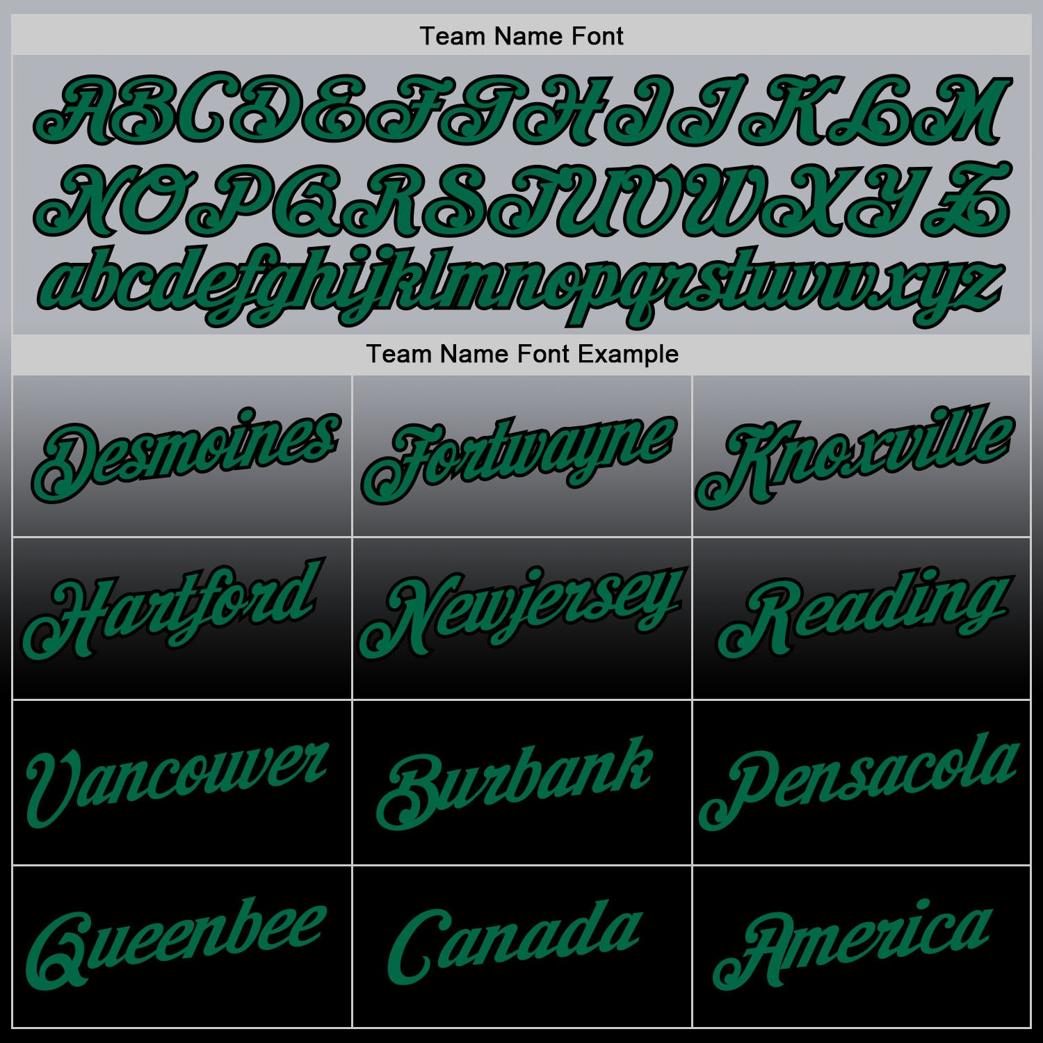 Custom Gray Kelly Green-Black Fade Fashion Performance T-Shirt