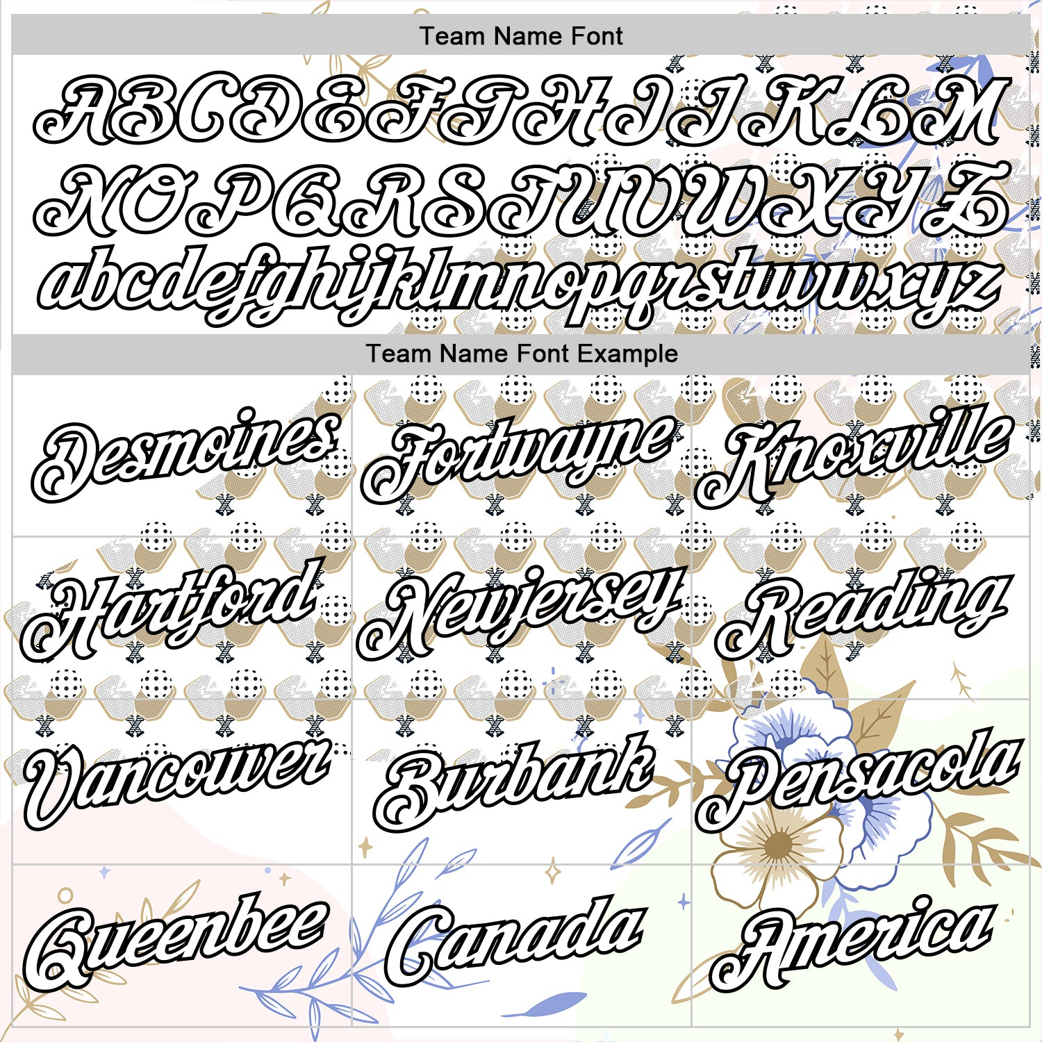 Custom White Black 3D Pickleball Paddles Balls Floral Performance T-Shirt