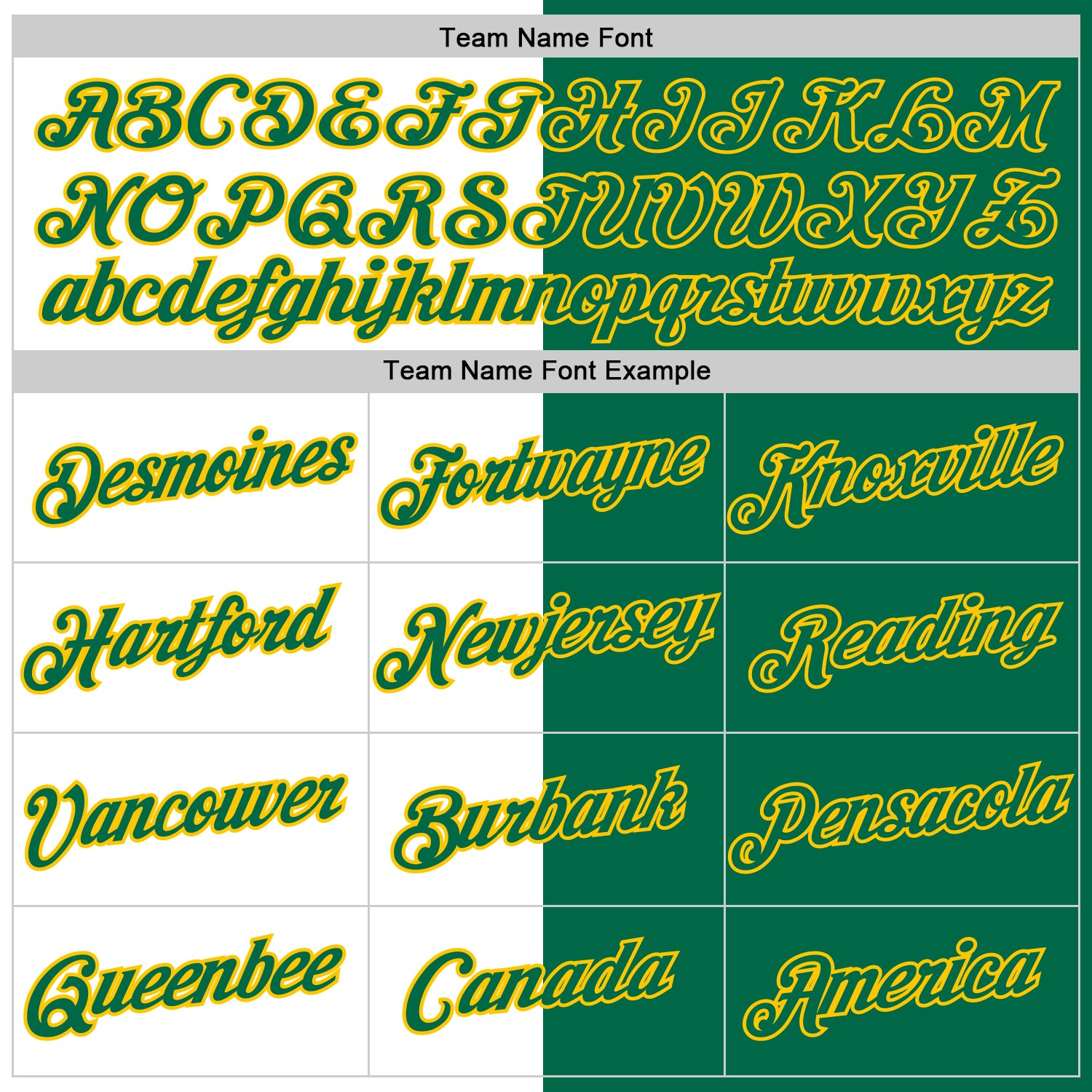 Custom Kelly Green White-Yellow Split Fashion Performance T-Shirt