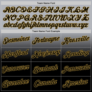 Custom Gray Old Gold-Black Fade Fashion Performance T-Shirt