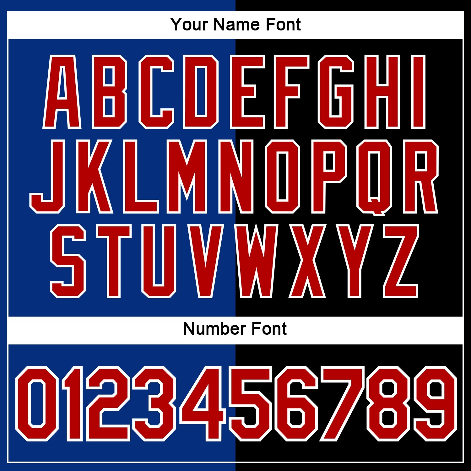 Custom Black Red-Royal Split Fashion Performance T-Shirt