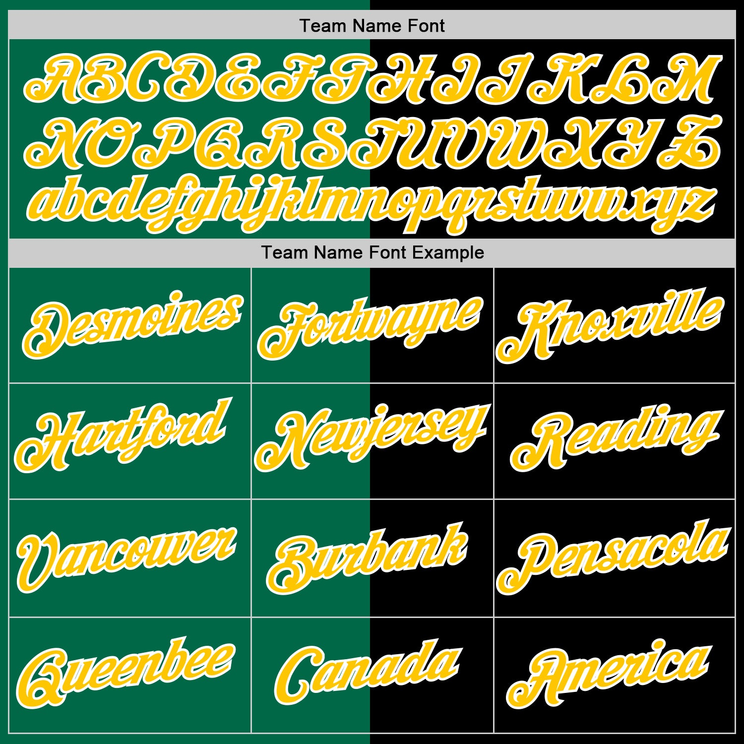 Custom Black Yellow-Kelly Green Split Fashion Performance T-Shirt