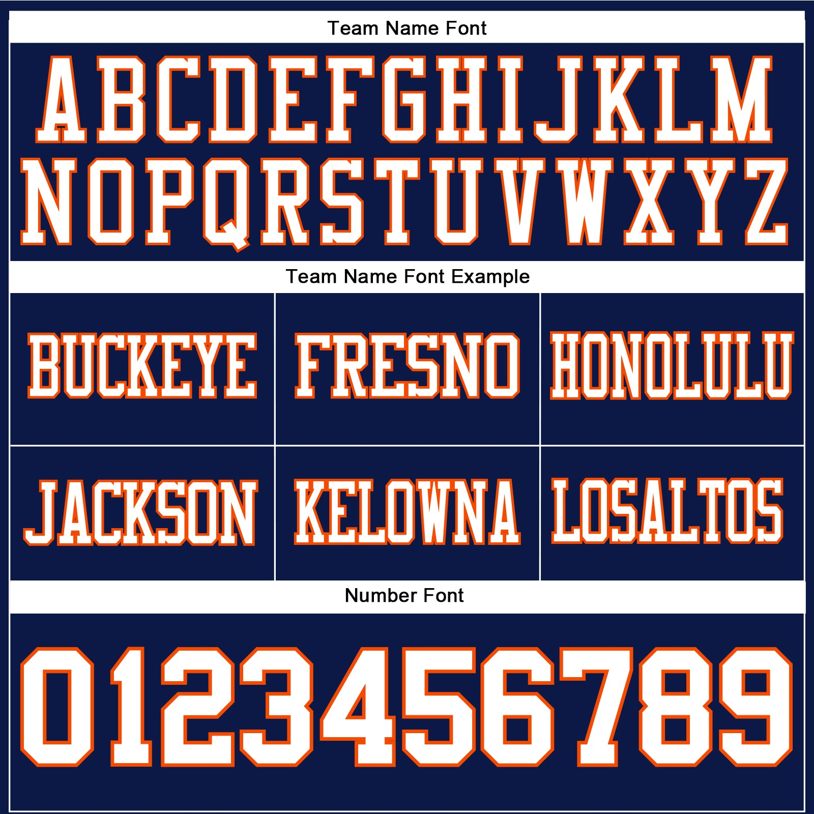 Custom Navy White-Orange Authentic Football Jersey