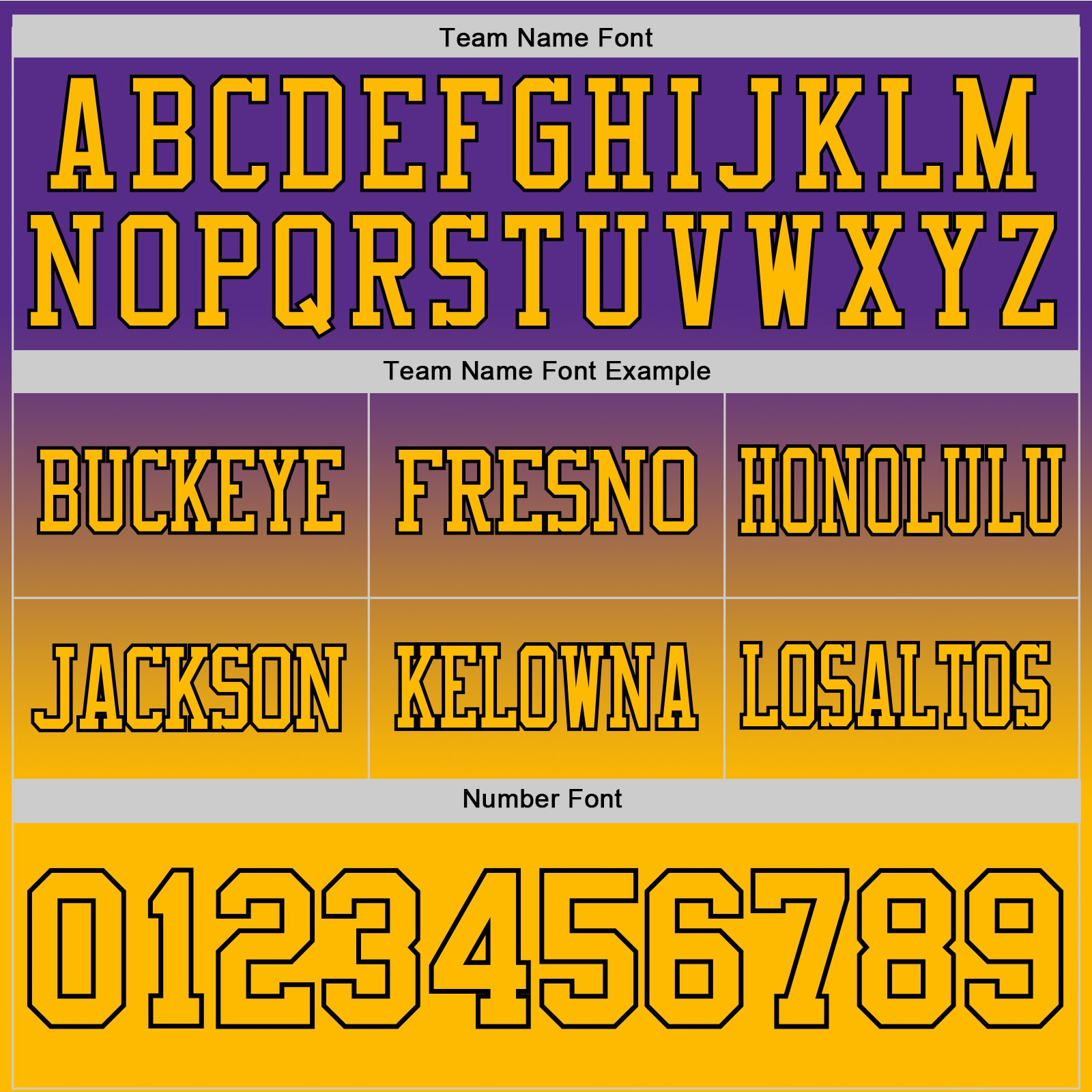 Custom Purple Gold-Black Authentic Fade Fashion Football Jersey