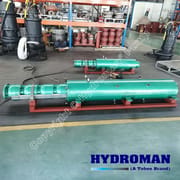 Low-profile deep well pump