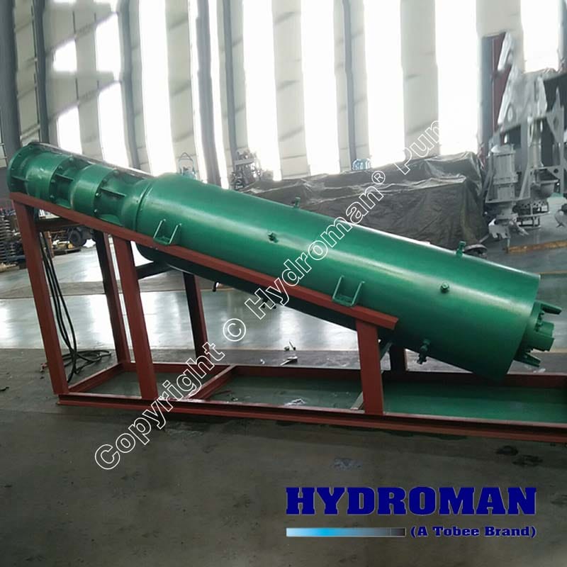 Horizontal borehole pump