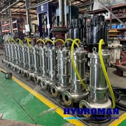 Acid resistant sewage pump